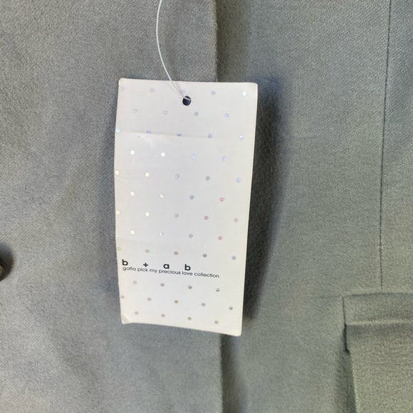 b+ab Fall/Winter 2008 Gotta Pick My Precious Love Collection Gray Trench Coat 40 - Picture 4 of 9